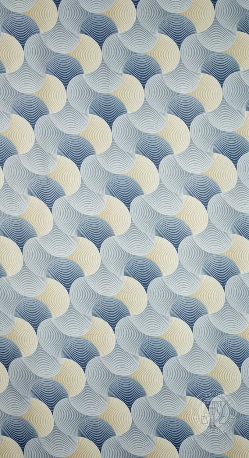 Záves ASETA na krúžkoch 140x250cm sivý/žltý