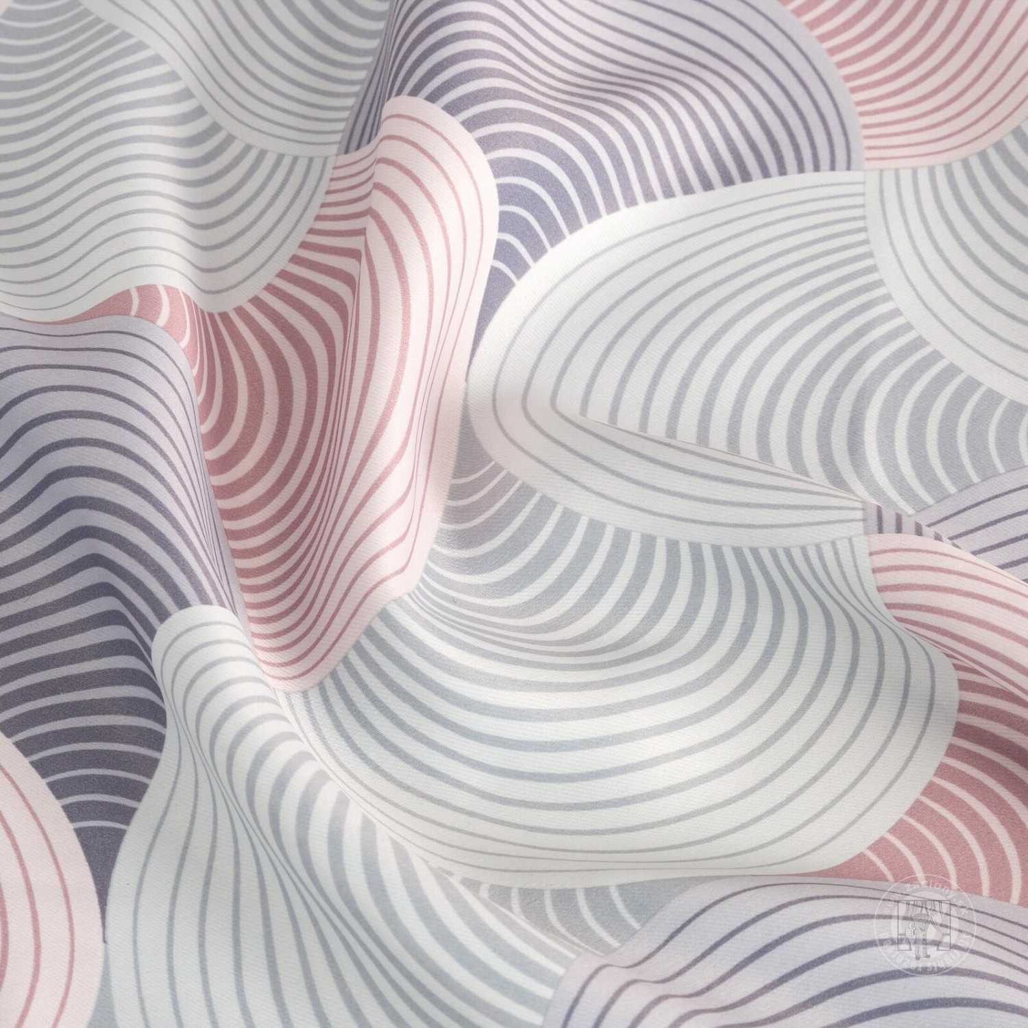 Záves ASETA na krúžkoch 140x250cm sivý/ružový