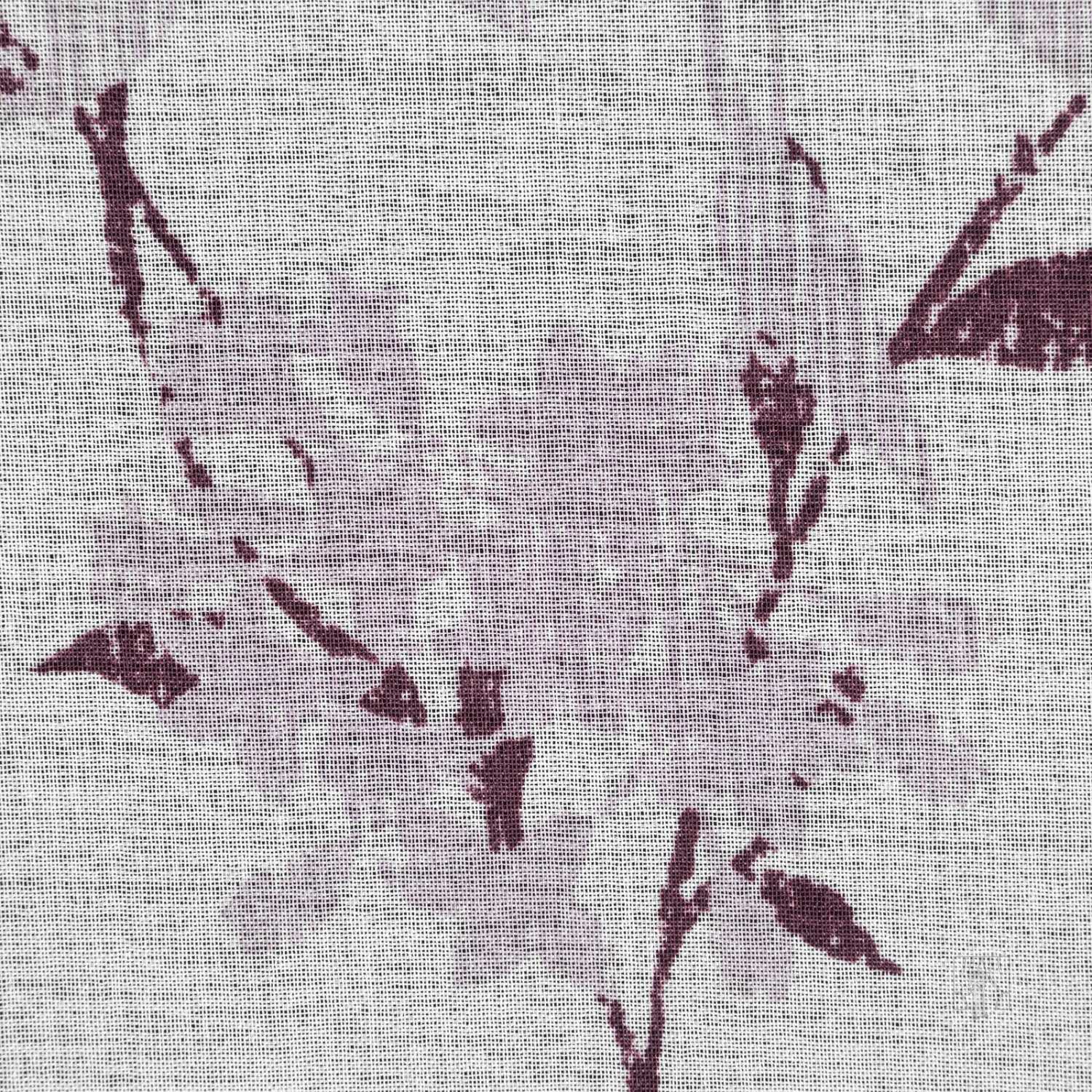 Záclona FIONA na krúžkoch 140x250cm biela/fialová