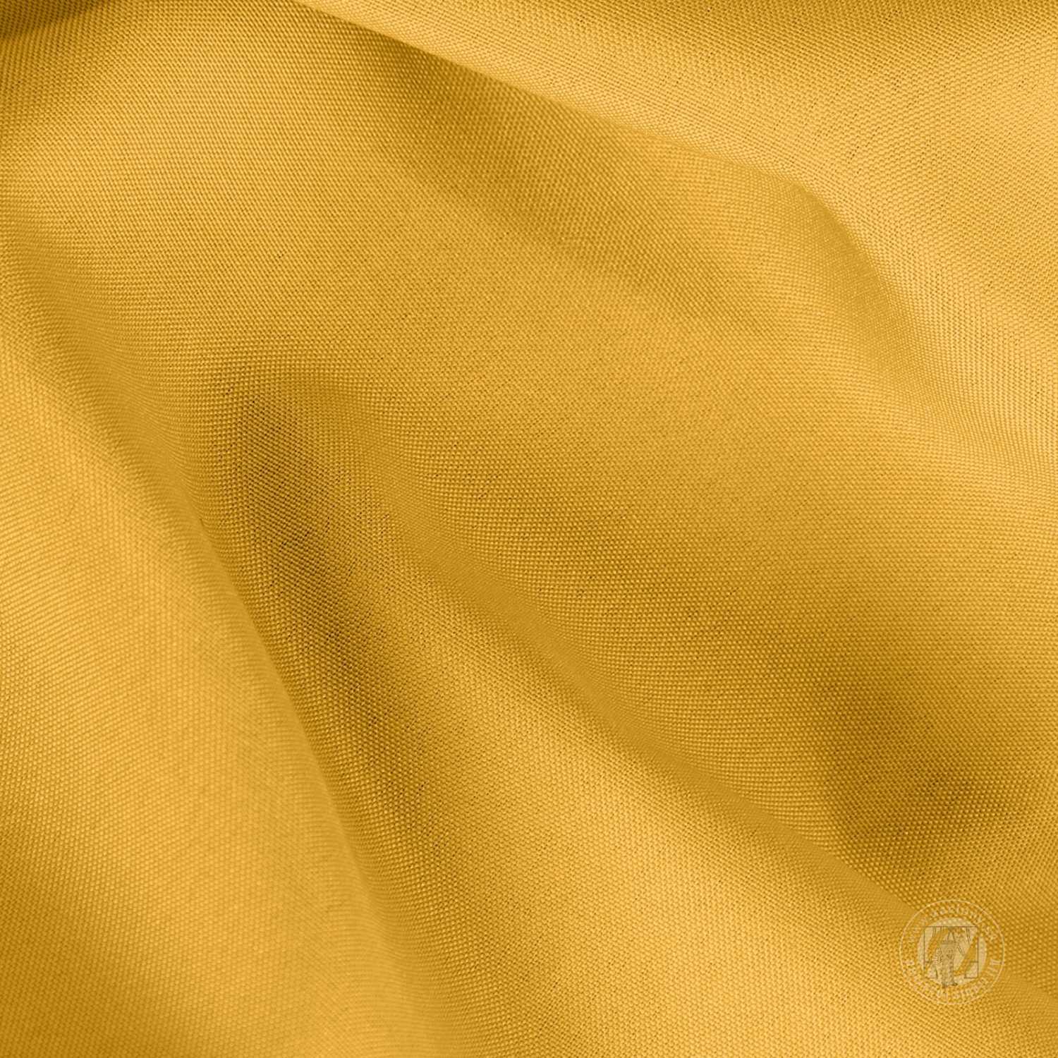 Krátky záves RITA na krúžkoch horčicový 140x175cm