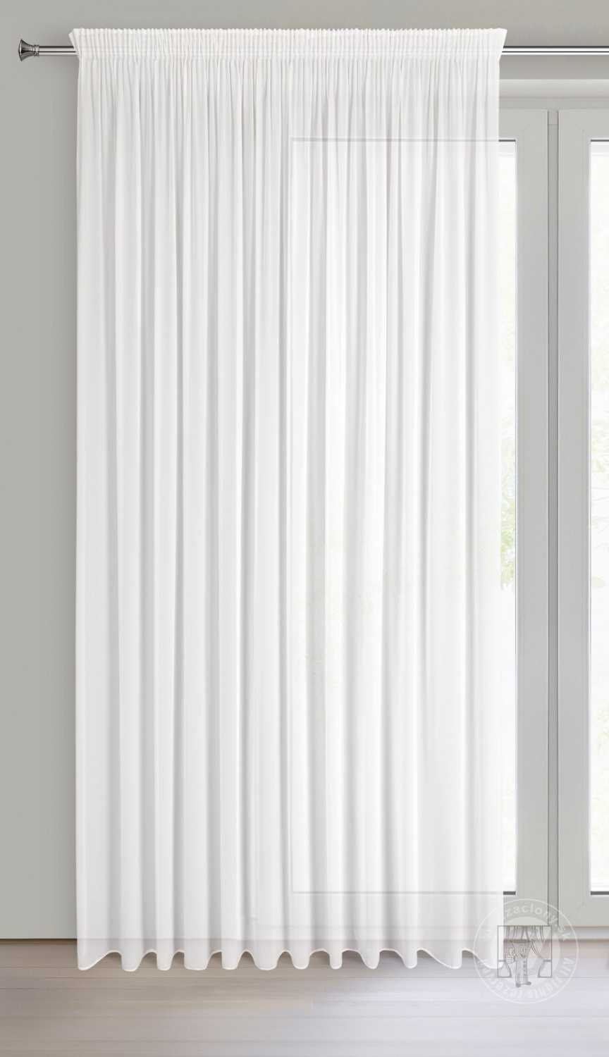 Záclona DEBRA na páske 400x270cm biela