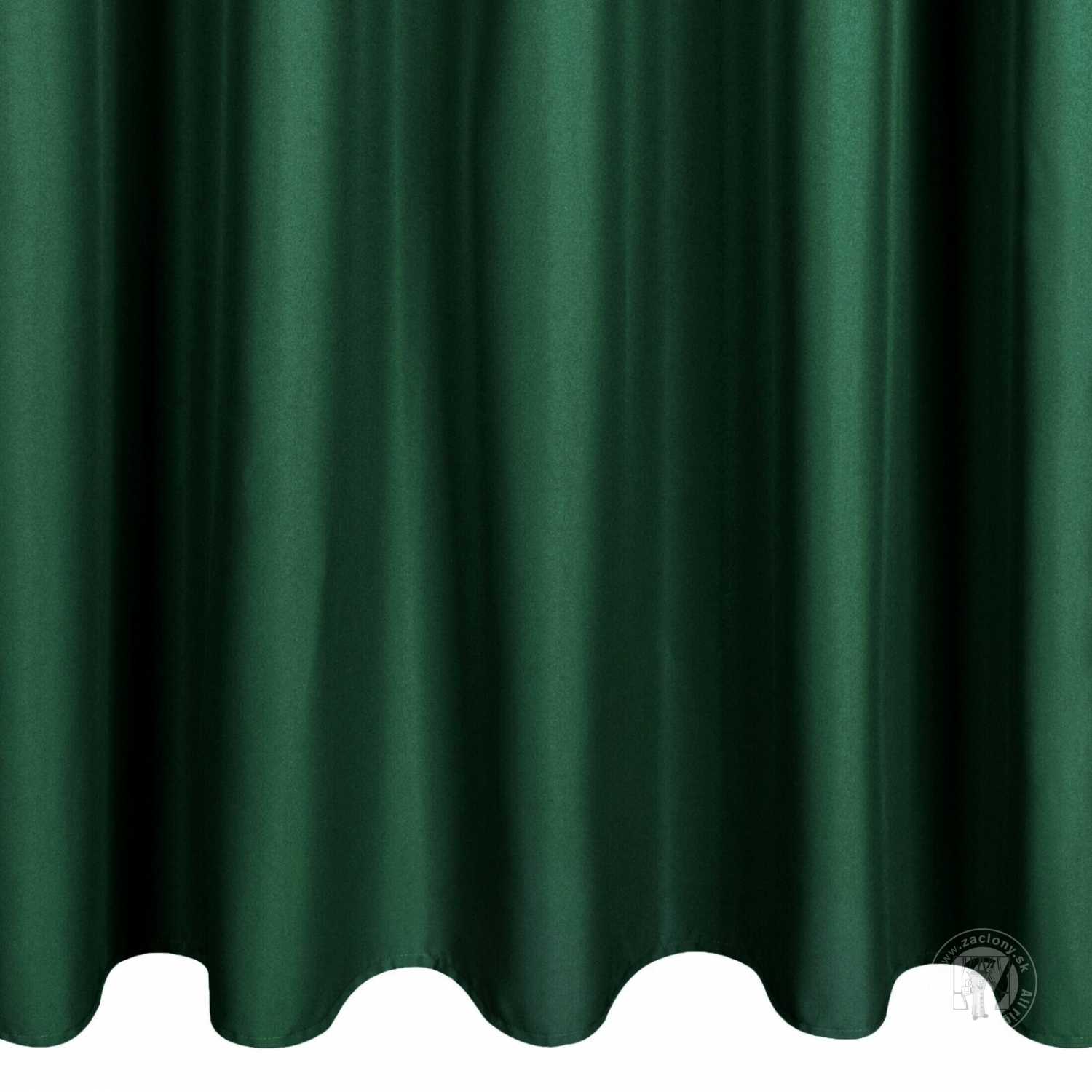 Záves na terasu GARDEN na pútkach 155x240 cm tmavozelený
