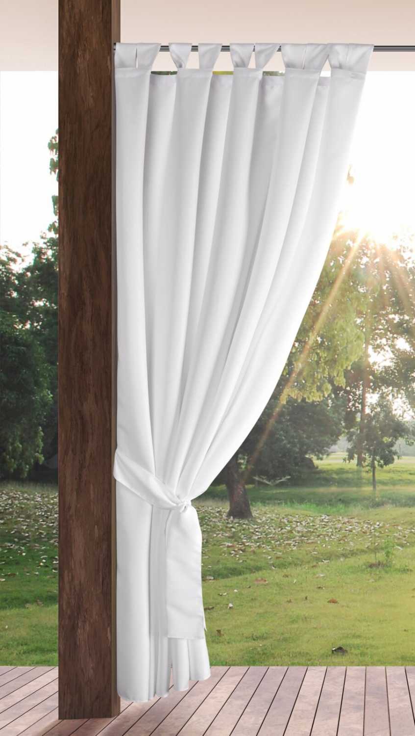Záves na terasu GARDEN2 na pútkach 155x240 cm biely