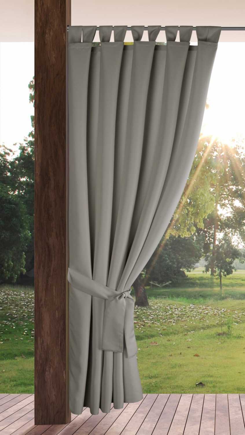 Záves na terasu GARDEN2 na pútkach 155x220 cm strieborný