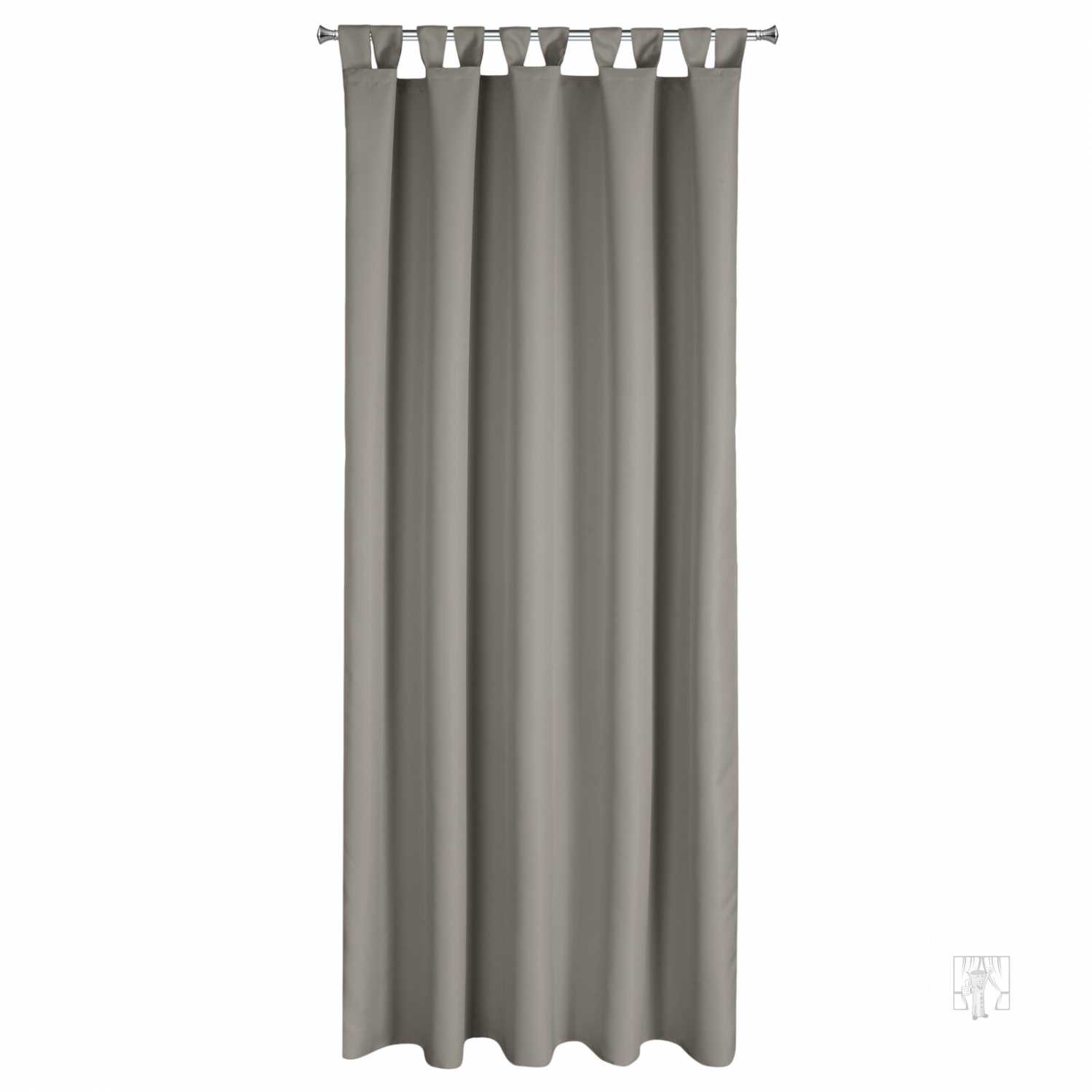 Záves na terasu GARDEN2 na pútkach 155x240 cm strieborný