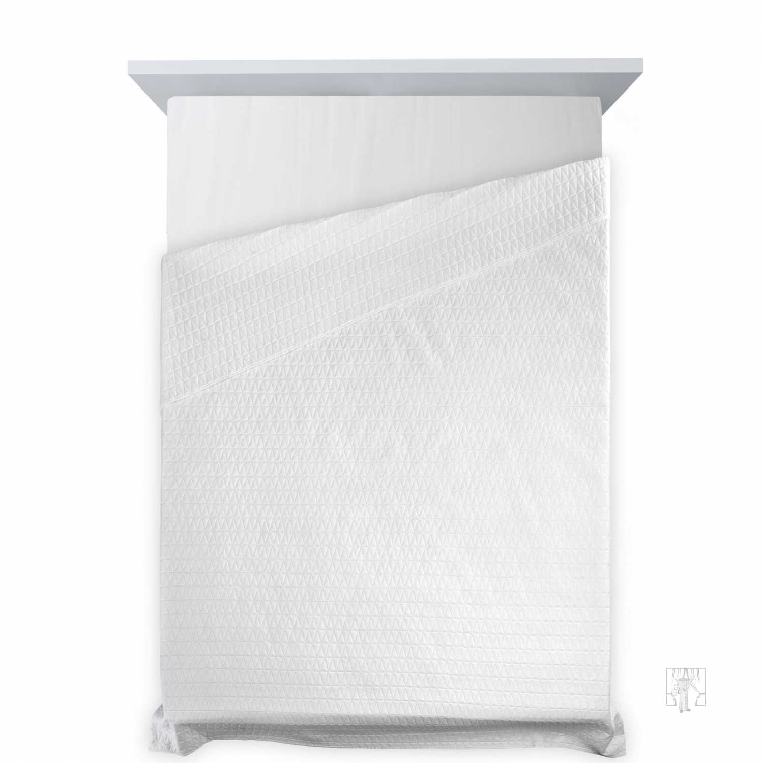 Prehoz na posteľ BONI 170x210cm biely