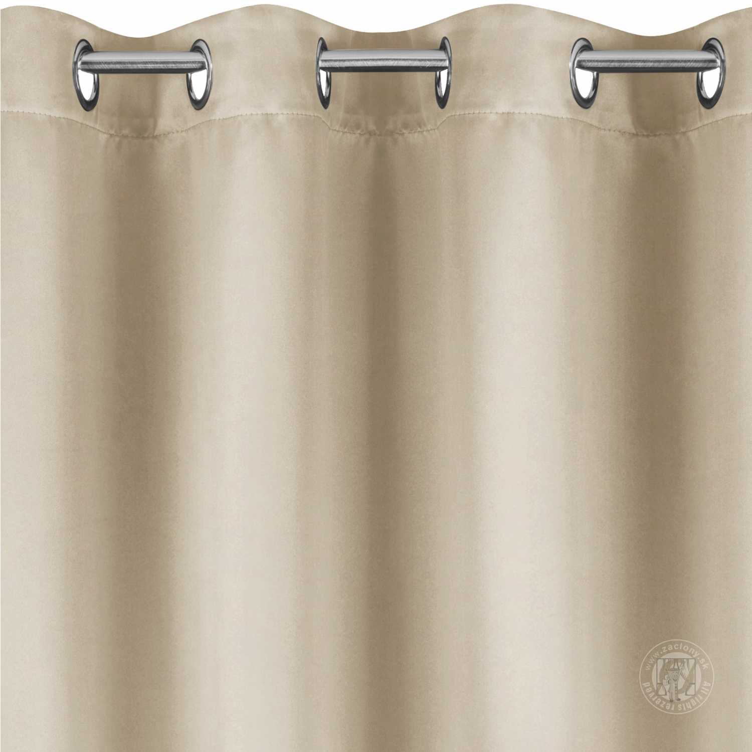 Záves BLACKOUT latté, 150x230cm, 2ks