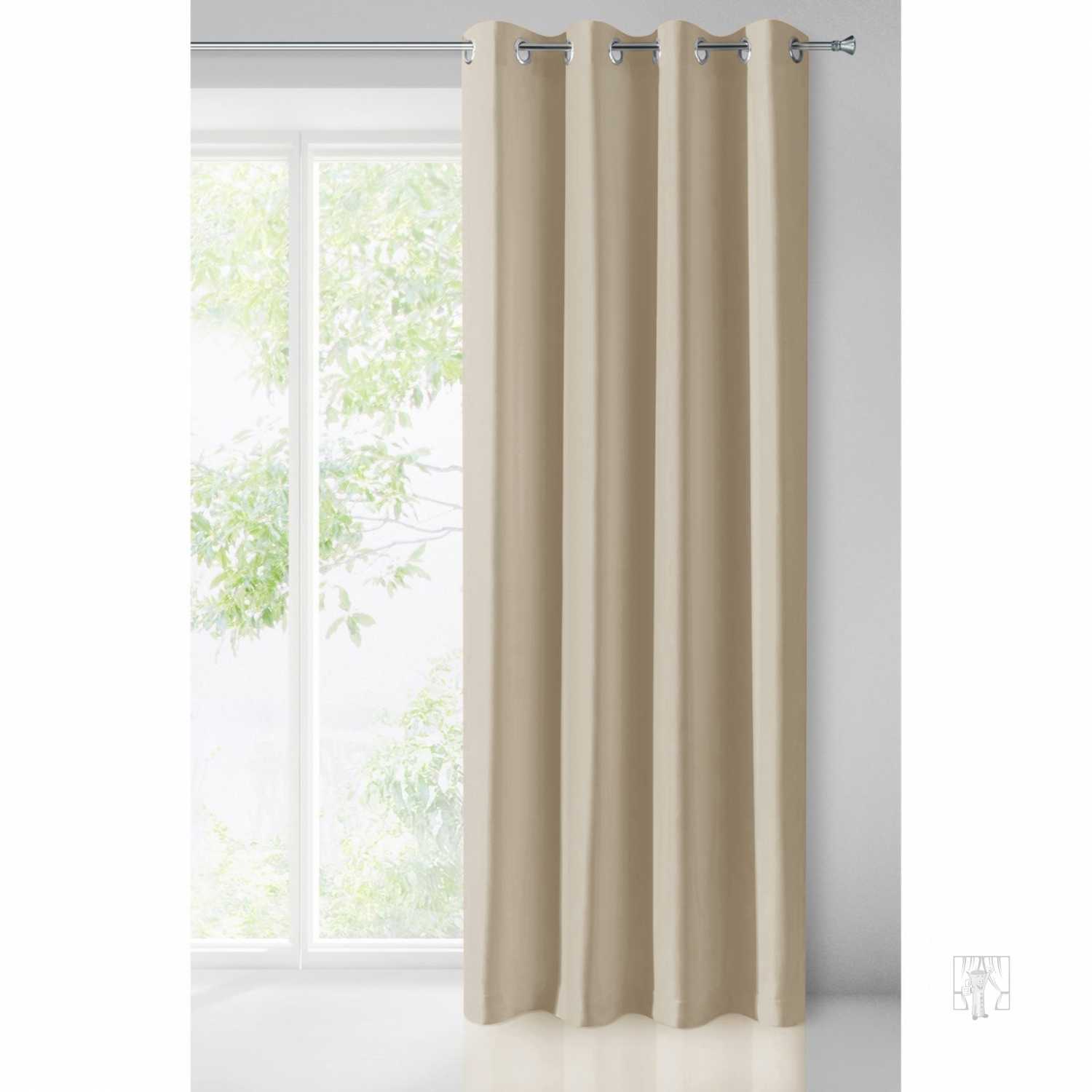 Záves BLACKOUT latté, 150x230cm, 2ks