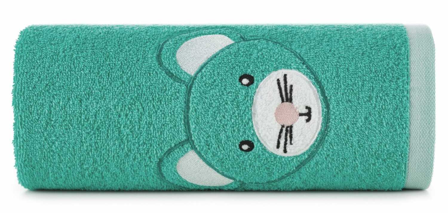 Detský uterák BABY 15x21cm mätový s myškou