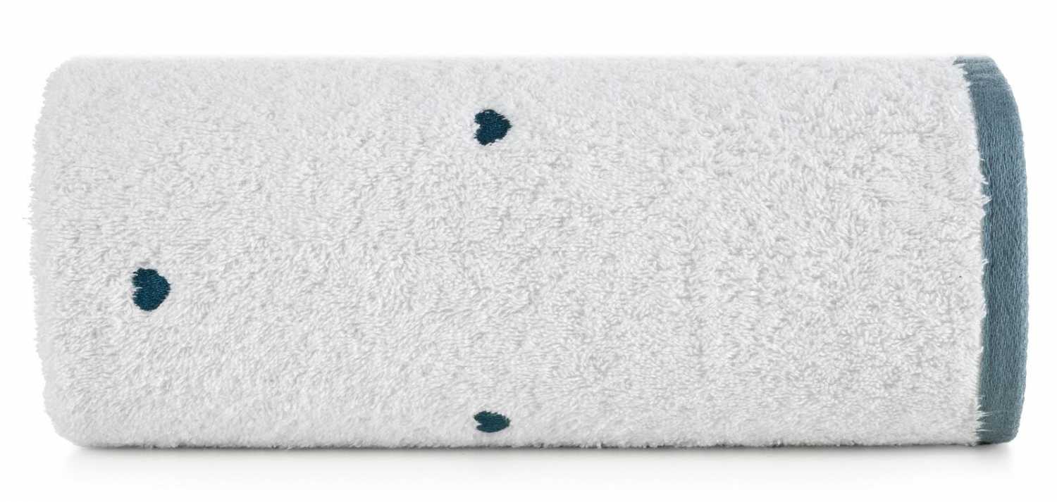 Detský uterák BABY 50x90cm biely/modrý