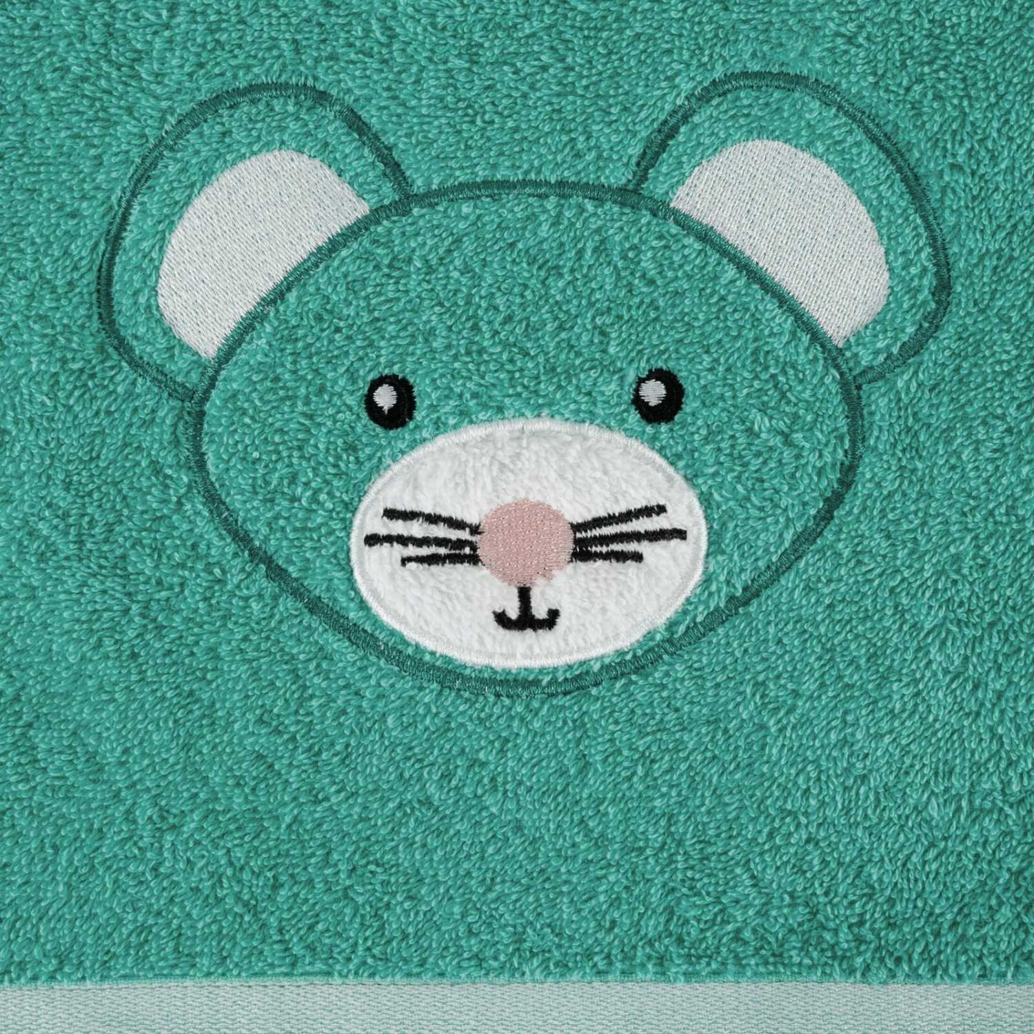 Detský uterák BABY 50x90cm mätový s myškou