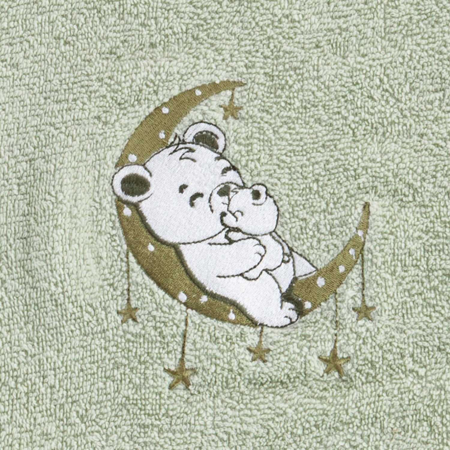 Detský uterák BABY 50x90cm mätový s medvedíkom