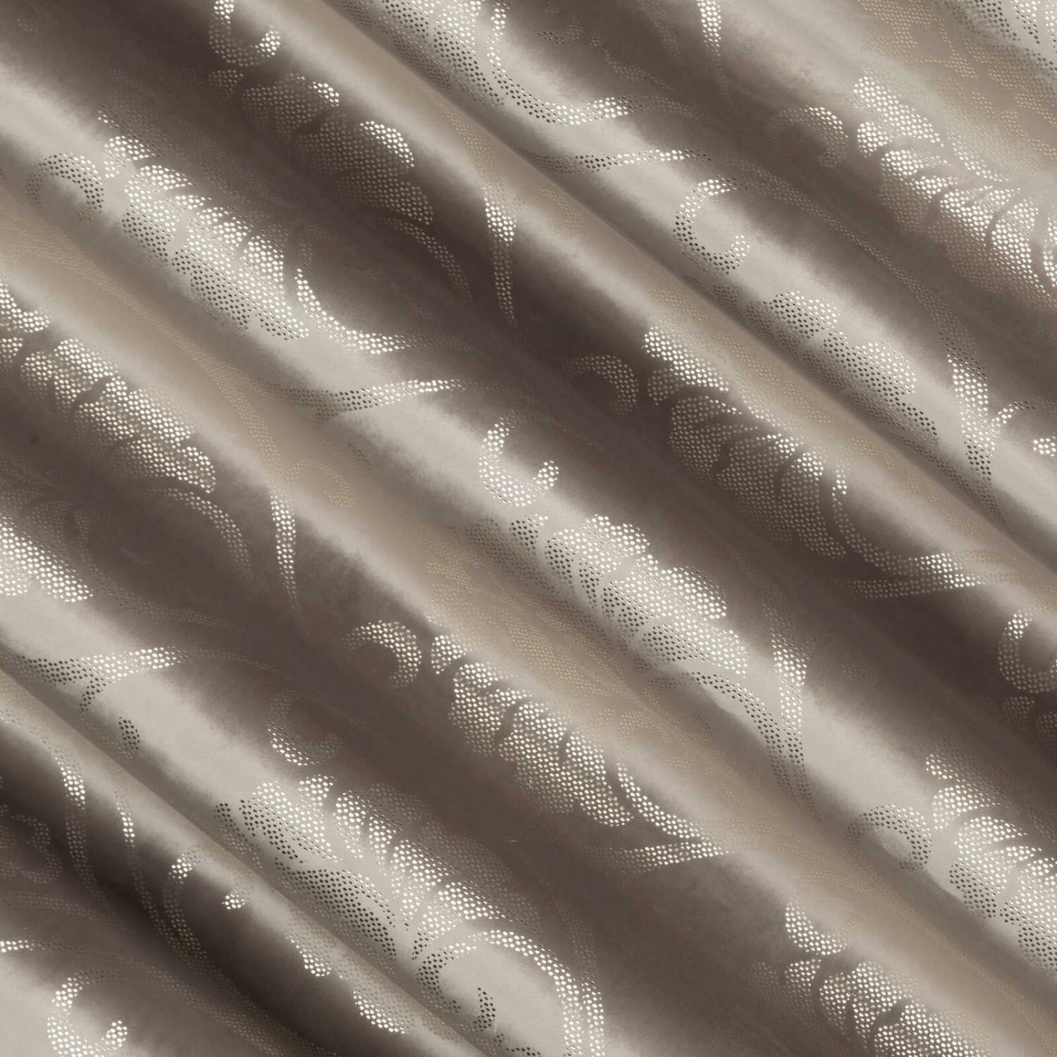 Zamatový záves DAMASK béžový/zlatý, 300cm