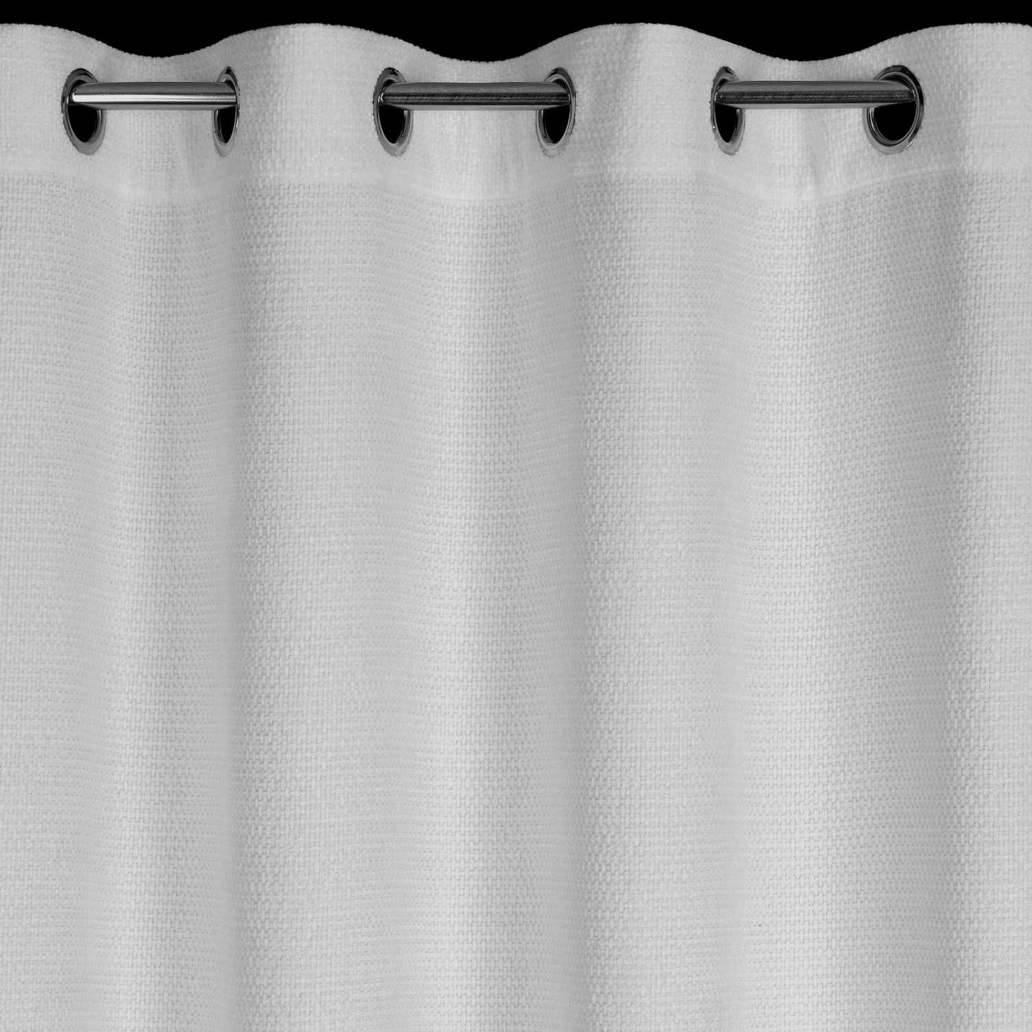 Záves ALETA na krúžkoch 135x250cm strieborný