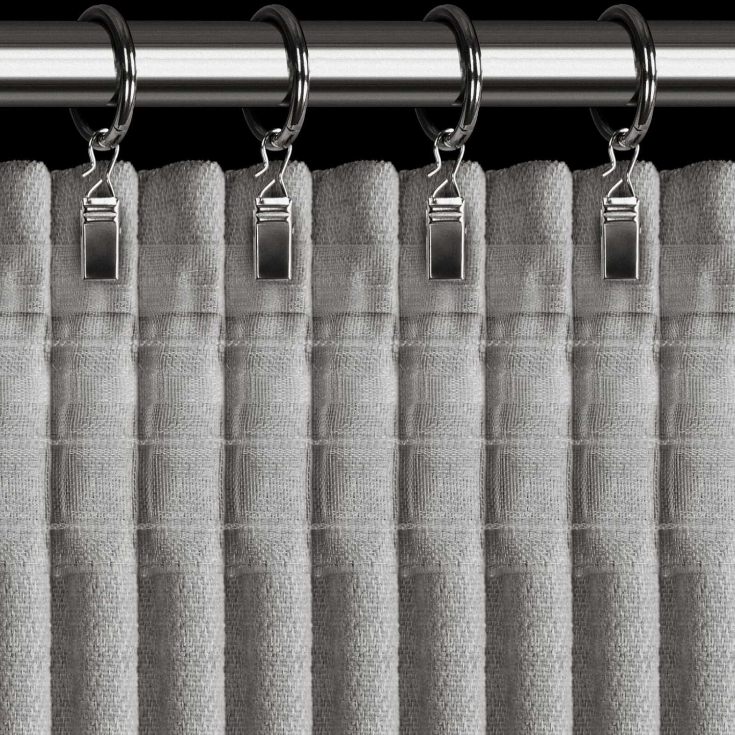 Záves BLAKE na páske 140x270cm strieborný