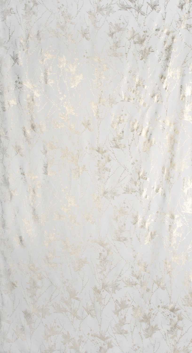 Zatemňovací záves JENIFER na krúžkoch 140x250cm biely/zlatý