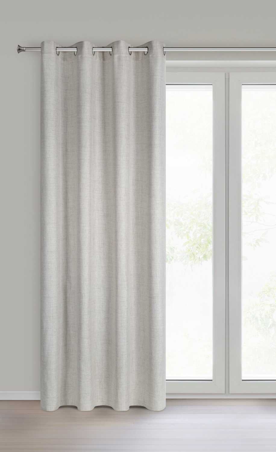 Záves JULA na krúžkoch 140x250cm béžový
