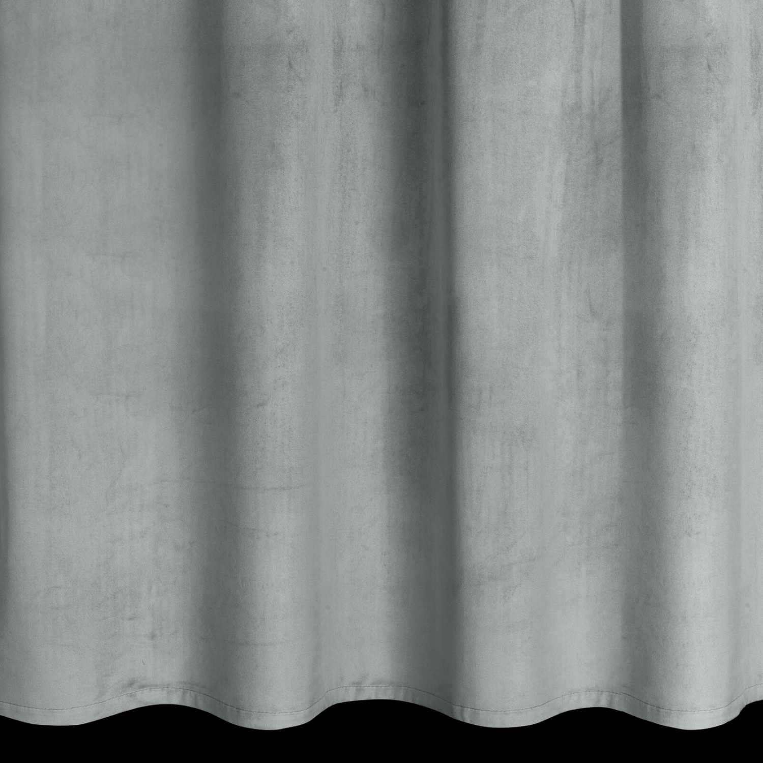 Záves ANTARA na krúžkoch s úchytkou 140x270 cm strieborný