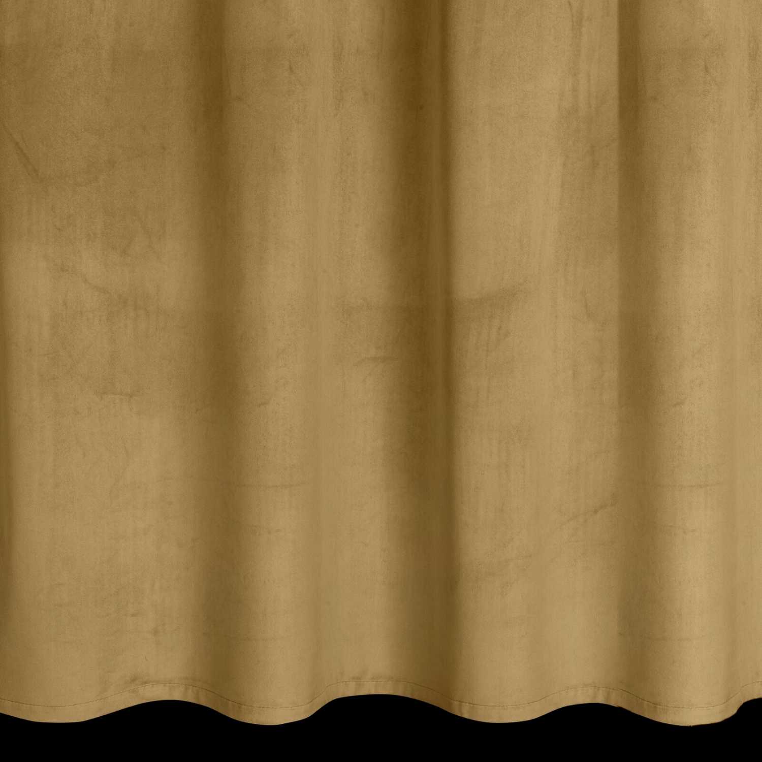 Záves ANTARA na páske s úchytkou 140x300 cm tmavobéžový