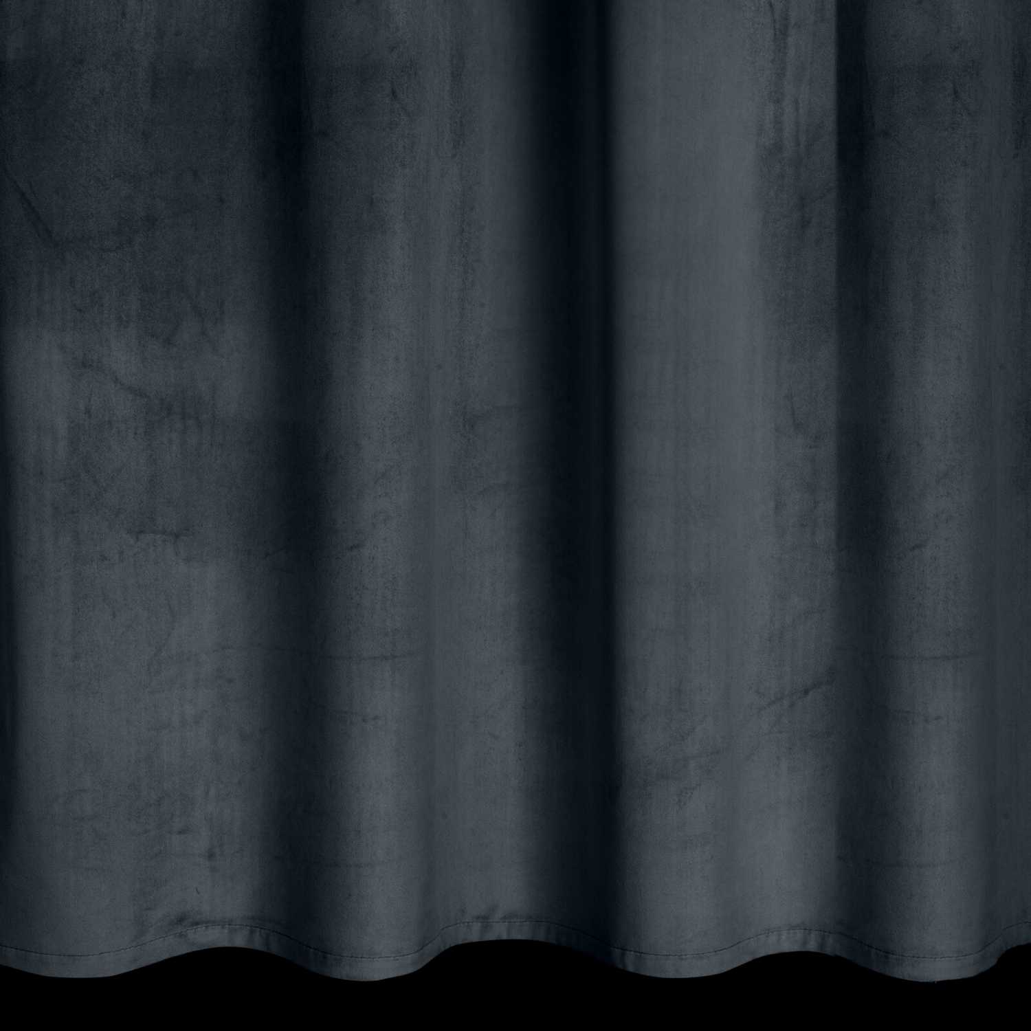 Záves ANTARA na páske s úchytkou 140x300 cm grafitový