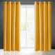 Záves RITA na krúžkoch horčicový 140x250cm