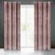 Záves RIA na krúžkoch púdrovo ružový 140x250cm