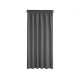 Krátky záves RITA na páske grafitový 140x175cm