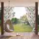 Záves na terasu GARDEN2 na pútkach 155x240 cm nature