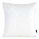  Zamatová obliečka na vankúš NALA3 45x45 cm biela