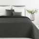 Prehoz na posteľ s ľanovou štruktúrou LEN4 200x220 cm sivý