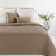 Prehoz na posteľ s ľanovou štruktúrou LEN4 200x220 cm sivý