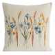Gobelínová obliečka na vankúš 45x45cm s lúčnymi kvetmi a margarétkami
