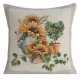 Gobelínová obliečka na vankúš 45x45cm s lúčnymi kvetmi a margarétkami