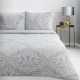 Posteľná bielizeň flísová FLANO 140x200cm + 70x90cm, strieborná/oceľová
