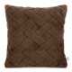 Obliečka na vankúš CARO 45x45cm hnedá