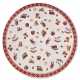 Kruhový kusový koberec Villeroy & Boch Toy´s Delight 106192 Red Multicolour, bez vlasu