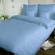 Posteľné obliečky Svetlomodrý Satén 140x200cm + 70x90cm