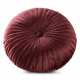 Okrúhly vankúš VELVET ∅ 40 cm strieborný