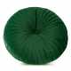 Okrúhly vankúš VELVET ∅ 40 cm strieborný