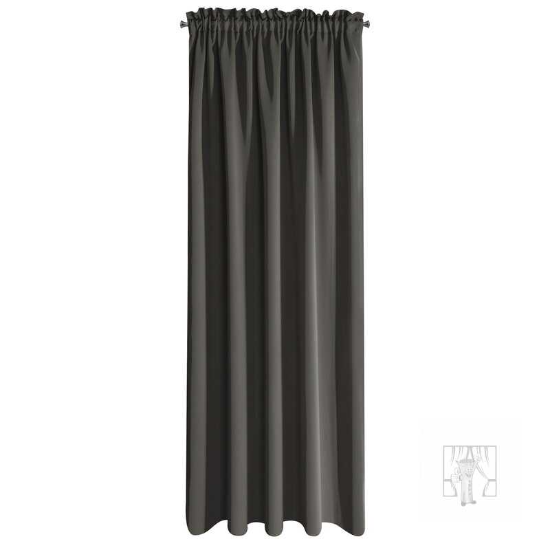 Záves LOGAN na páske 135x270cm grafitový