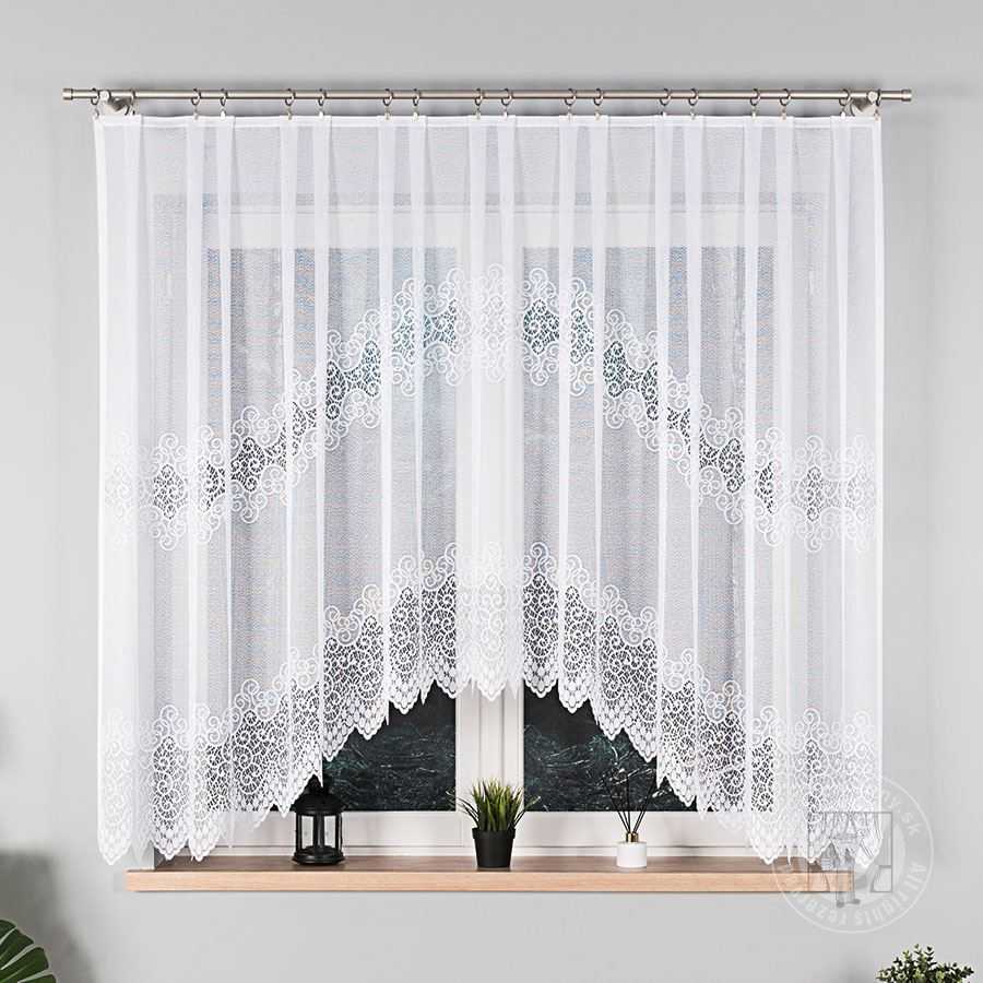 Žakarová záclona VIOLETTA 01539/001 300x160 cm