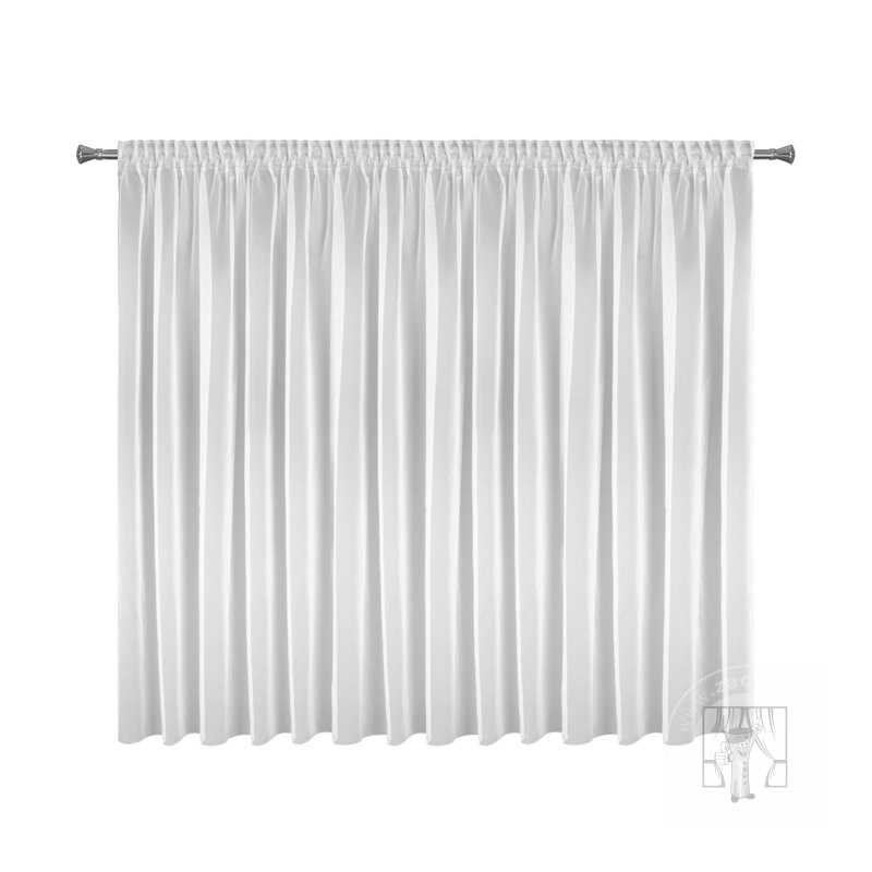 Záclona ESEL na páske biela 350x150cm