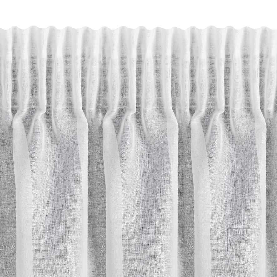 Záclona LENA na páske biela/strieborná 350x270cm