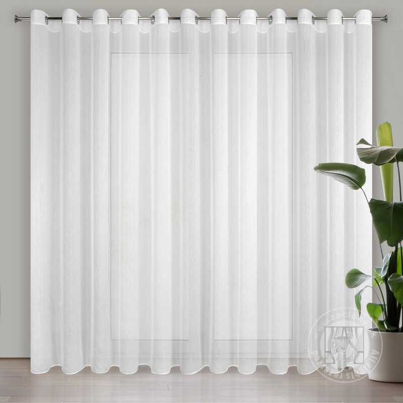 Záclona REBECCA na krúžkoch biela 400x250cm