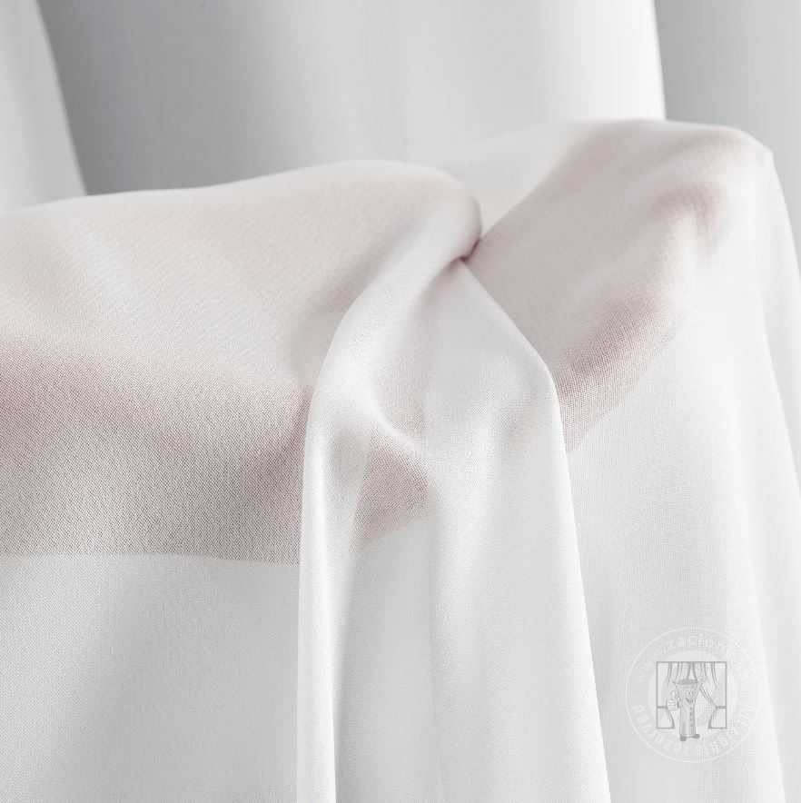 Záclona metráž 7173 prírodná biela E