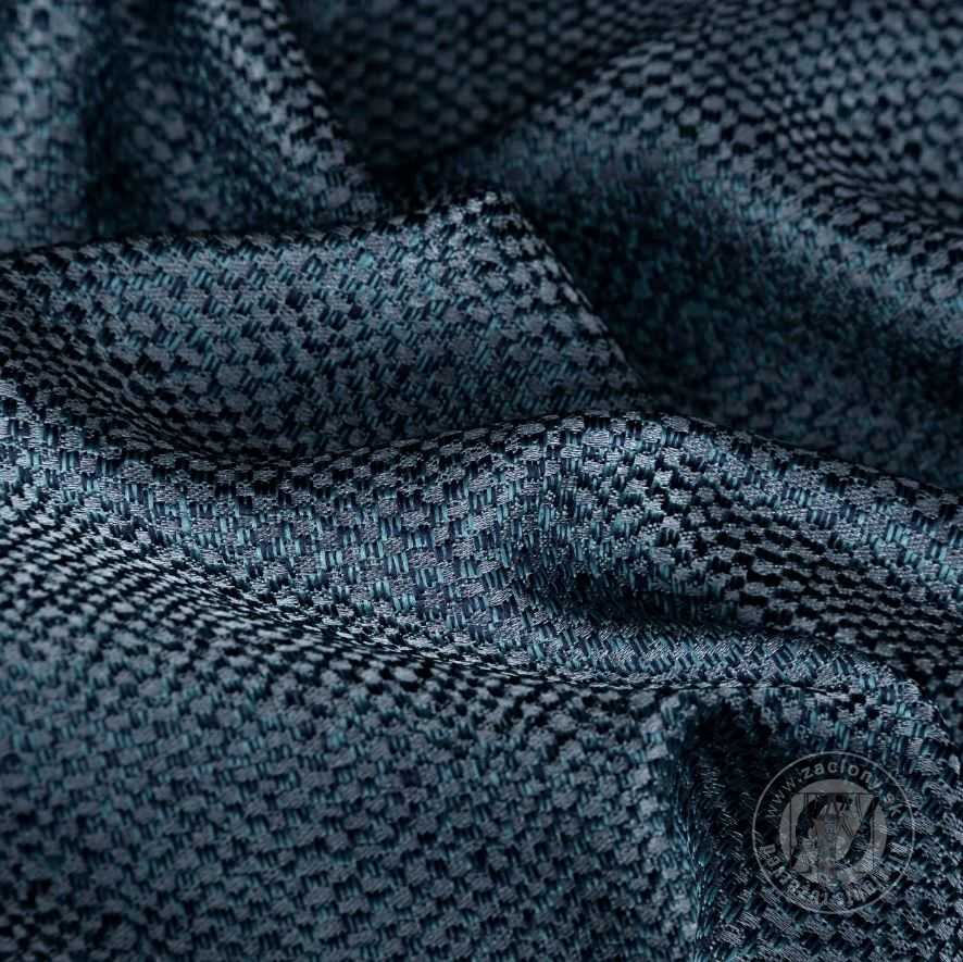 Dekoračná látka 670091 tmavá tyrkysová