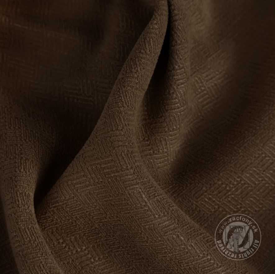 Záves KEEP tmavohnedá