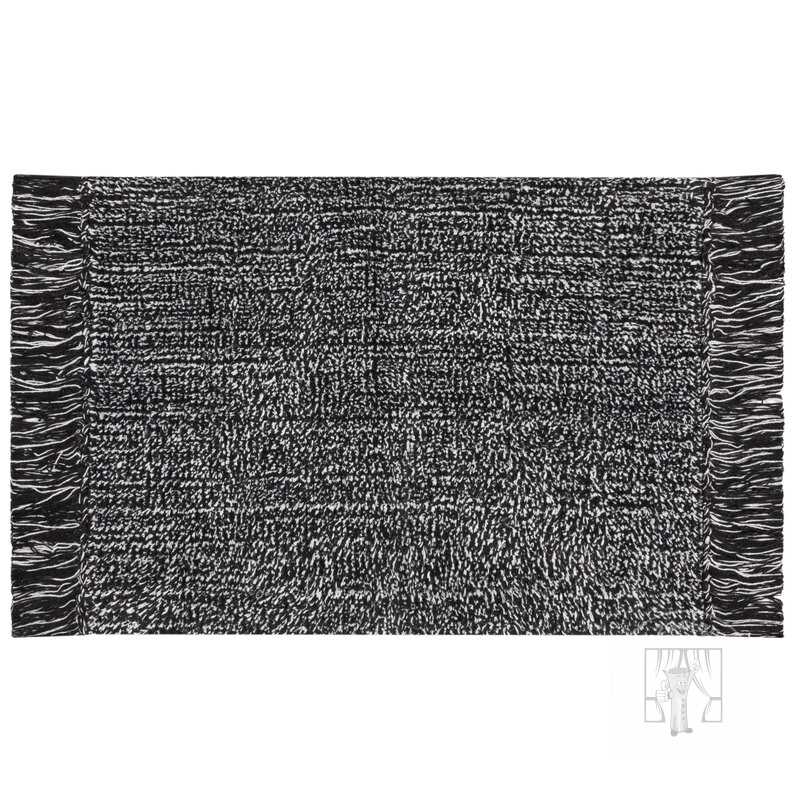 Predložka do kúpelne LANA čierna melírovaná