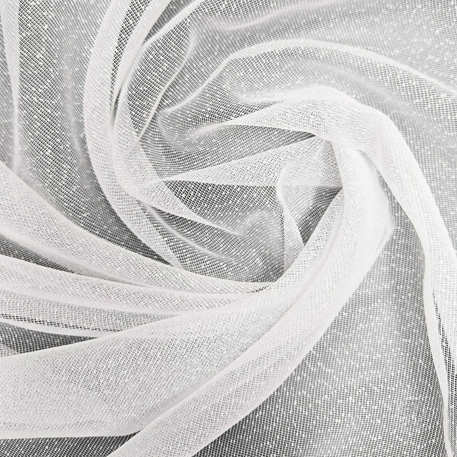 Záclona metráž NARA 01 biela