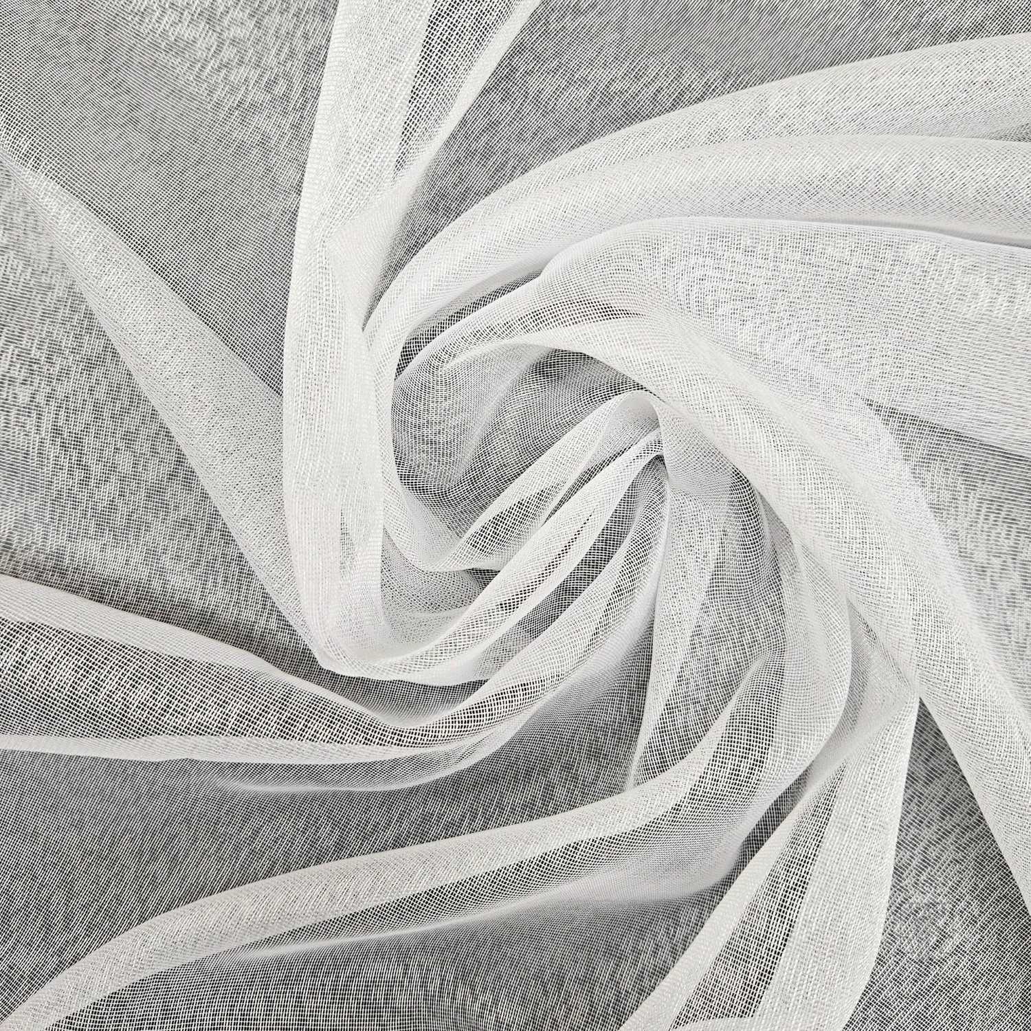 Záclona metráž DORA 01 biela